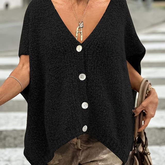 TEMU Plus Size - Plus Size - Plus-size Cardigan Vest