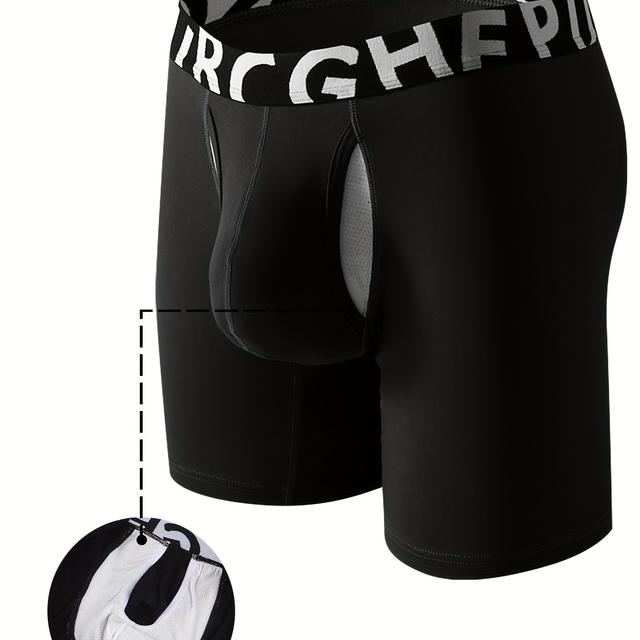 TEMU Herren Lange Boxershorts mit Weltraumkapsel-Design, Atmungsaktive und Anti-Rißen Sportshorts, Weich, Hautfreundlich und Stilvoll Geschnitten