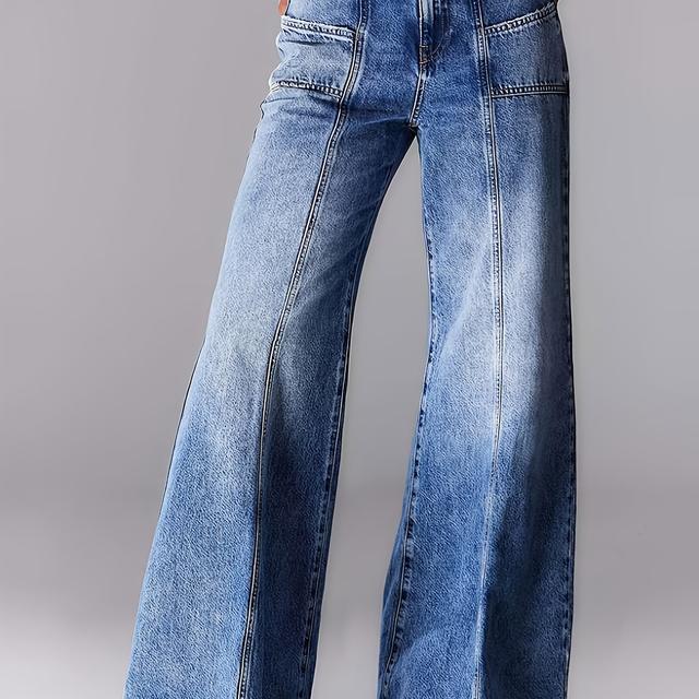 TEMU High-waisted Versatile Jeans Women's Jeans And Clothing