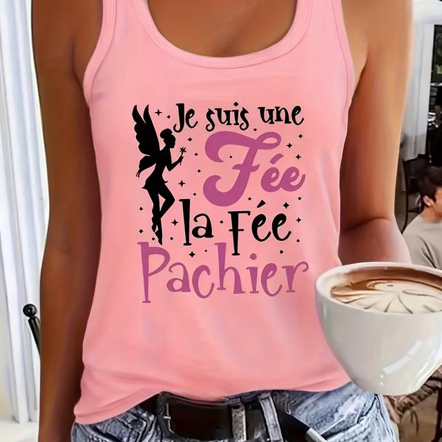 TEMU Débardeur Imprimé Décontracté pour Femme 1108