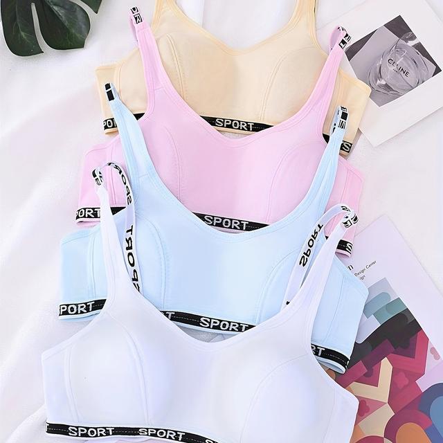 TEMU 4 stuks Leuke Bedrukte Decoratieve Training Broeken voor Leeftijd 11-14, Zachte Bamboe Rayon Mix, Machinewasbaar, Comfortabel voor Alle Seizoenen, voor Tieners, Voor Tieners