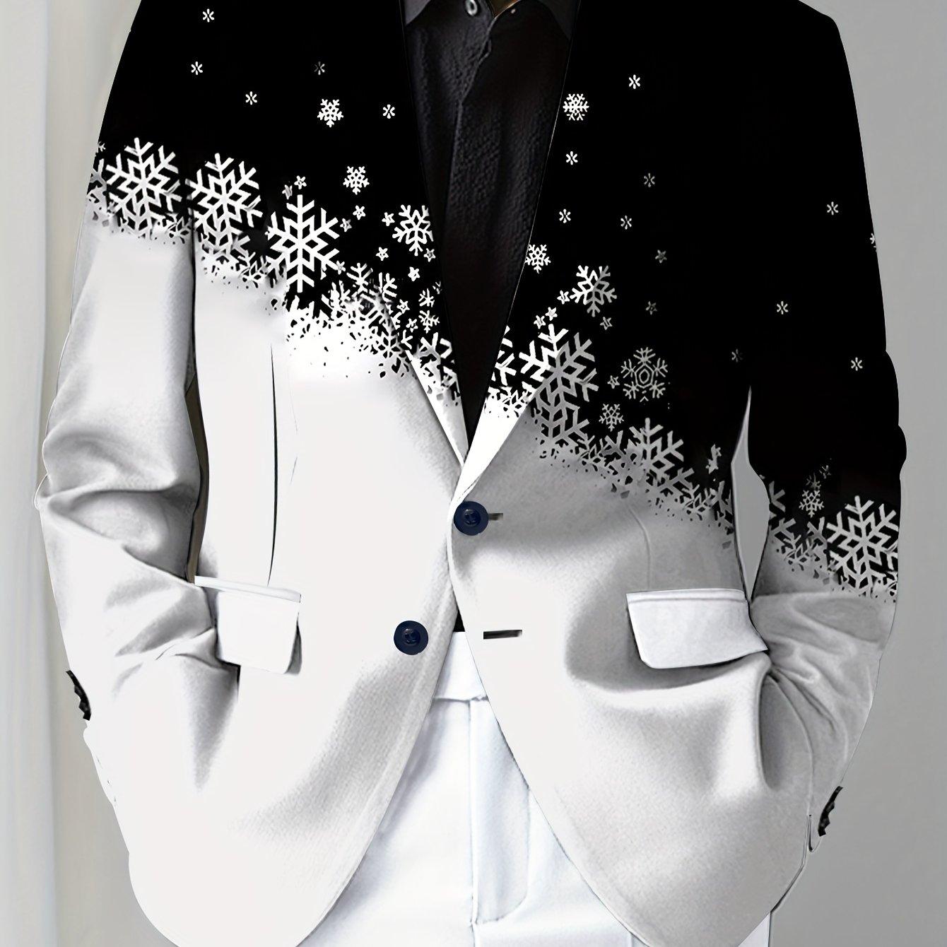 TEMU Men's American Trendy Youth Casual Single-breasted Blazer