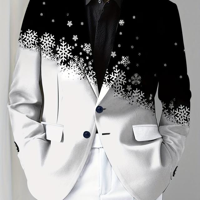 TEMU Men's American Trendy Youth Casual Single-breasted Blazer