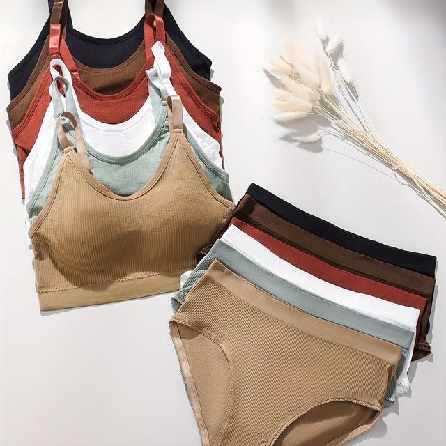 TEMU 여섯 가지 색상의 캐주얼하고 편안한 속옷