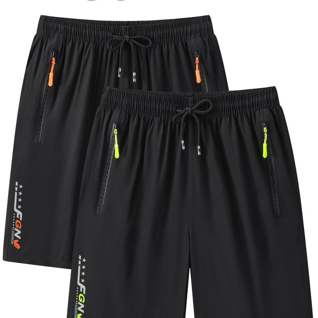TEMU Summer Shorts Running Loose Shorts Quick-dry Shorts Two-pack