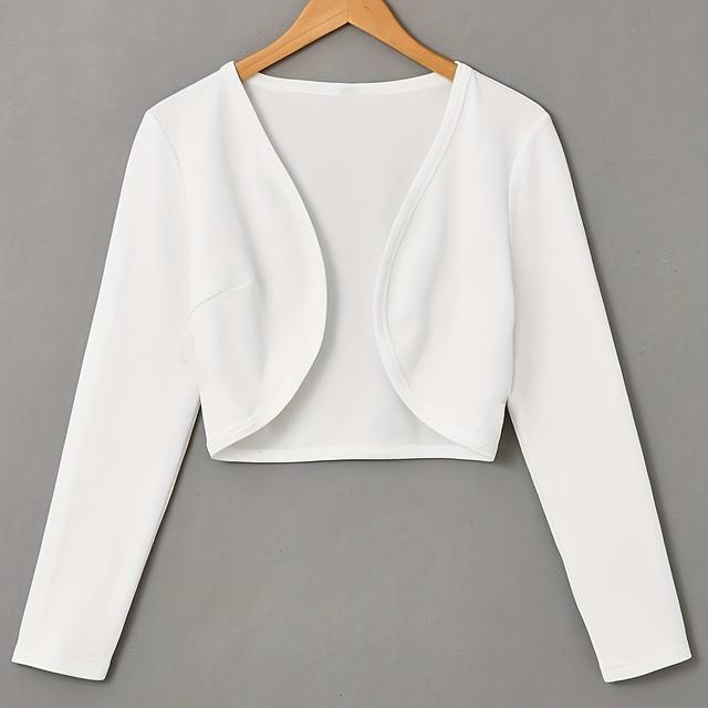 TEMU Women's Cropped Cardigan Jacket