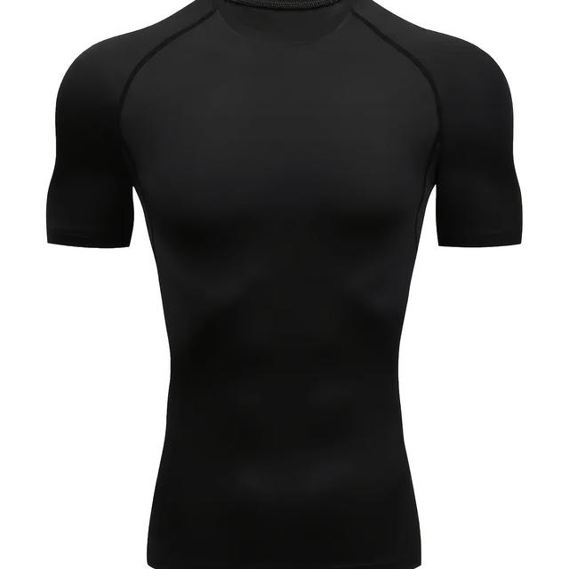 TEMU Youth ' Sports Short Sleeves, ' Fitted Short Sleeves, ' Running Short Sleeves, ' Training Short Sleeves, ' Fitness Short Sleeves., For Teenager