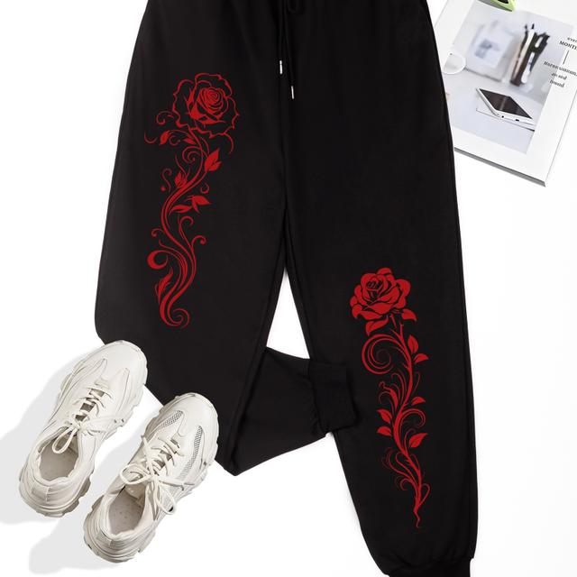 TEMU Plus Size Women's Long Pants, Elegant And Cute, Affordable Clothes In Y2k Style, Casual Sportswear For Farm Gym, Thickened, Outdoor Wear, Suitable For Christmas Halloween, Vintage