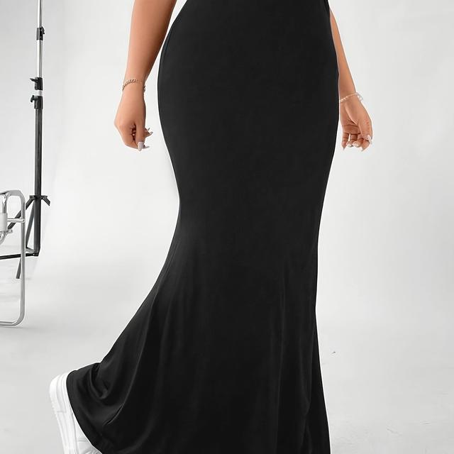 TEMU Plus Size - Plus Size - Popular Extended Plus-size Mermaid Skirt