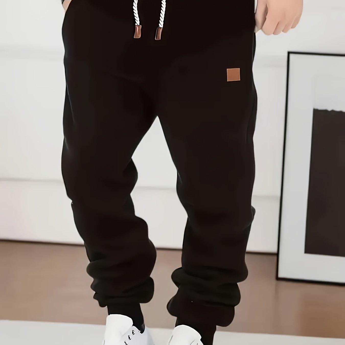 TEMU Herrenmode – Gefütterte Warme Jogginghosen. Outdoor Casual Sport Fitness Herbst Winter Cargo Hosen