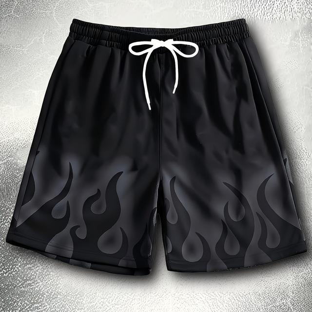 TEMU ¡Nuevo! Shorts de Playa Geniales y , Pantalones Casuales de Playa con Estampado 3D para Verano, Modernos y Cómodos para Vacaciones en Hawái o , Diseño Minimalista