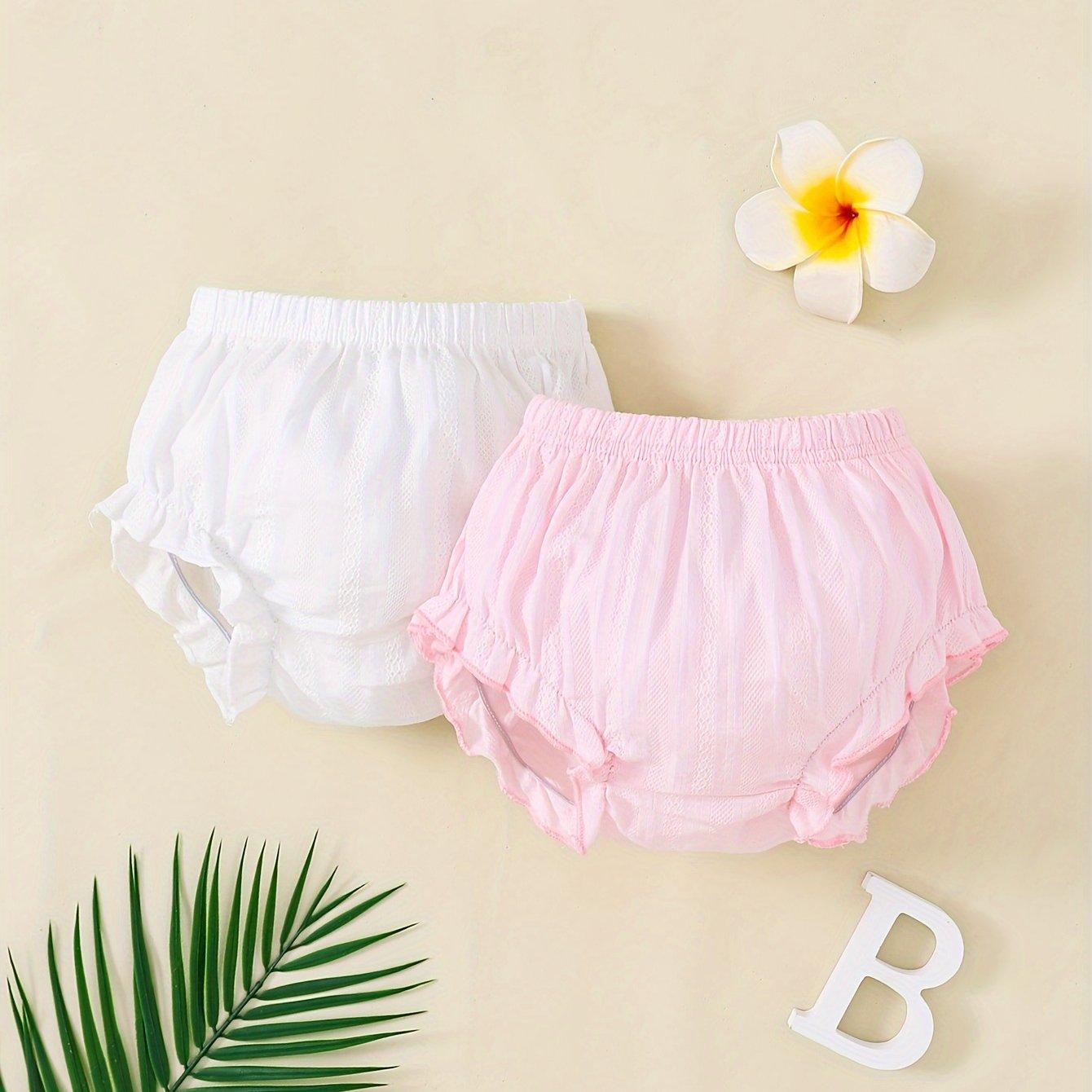 TEMU Pack de Dos Ropa Interior Infantil Unicolor para Niños Pequeños