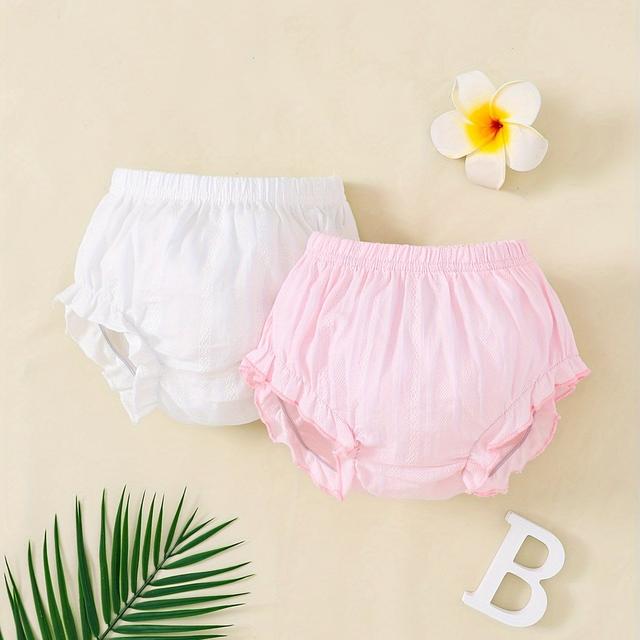 TEMU Pack de Dos Ropa Interior Infantil Unicolor para Niños Pequeños