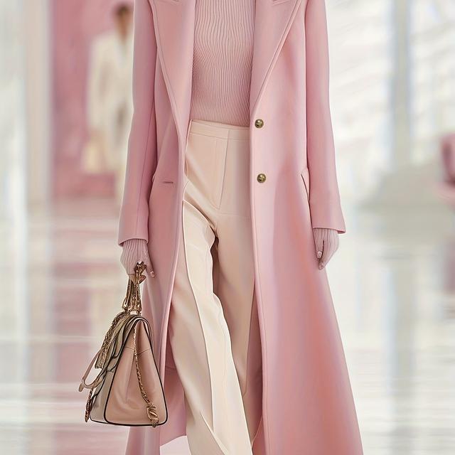 TEMU 우아한 클래식 라펠 싱글 브레스트 롱 코트