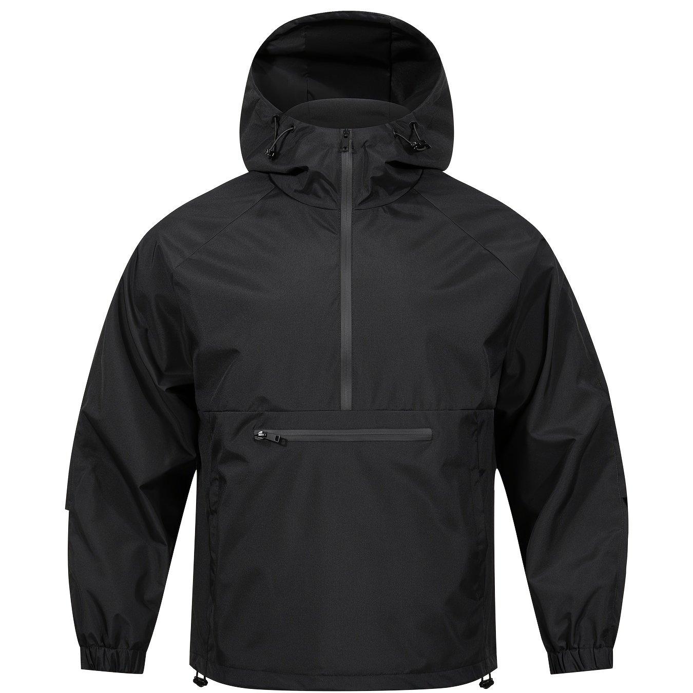 TEMU Spring And Autumn Half-zip Hiking Casual Zipper Pocket Henley Cardigan Jacket