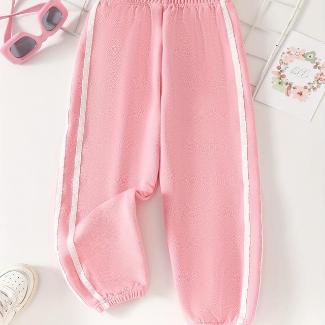 TEMU ' Casual Joggers - Comfy Loose-fit Sweatpants With Cuffs, Spring/fall - Machine Washable, Outdoor