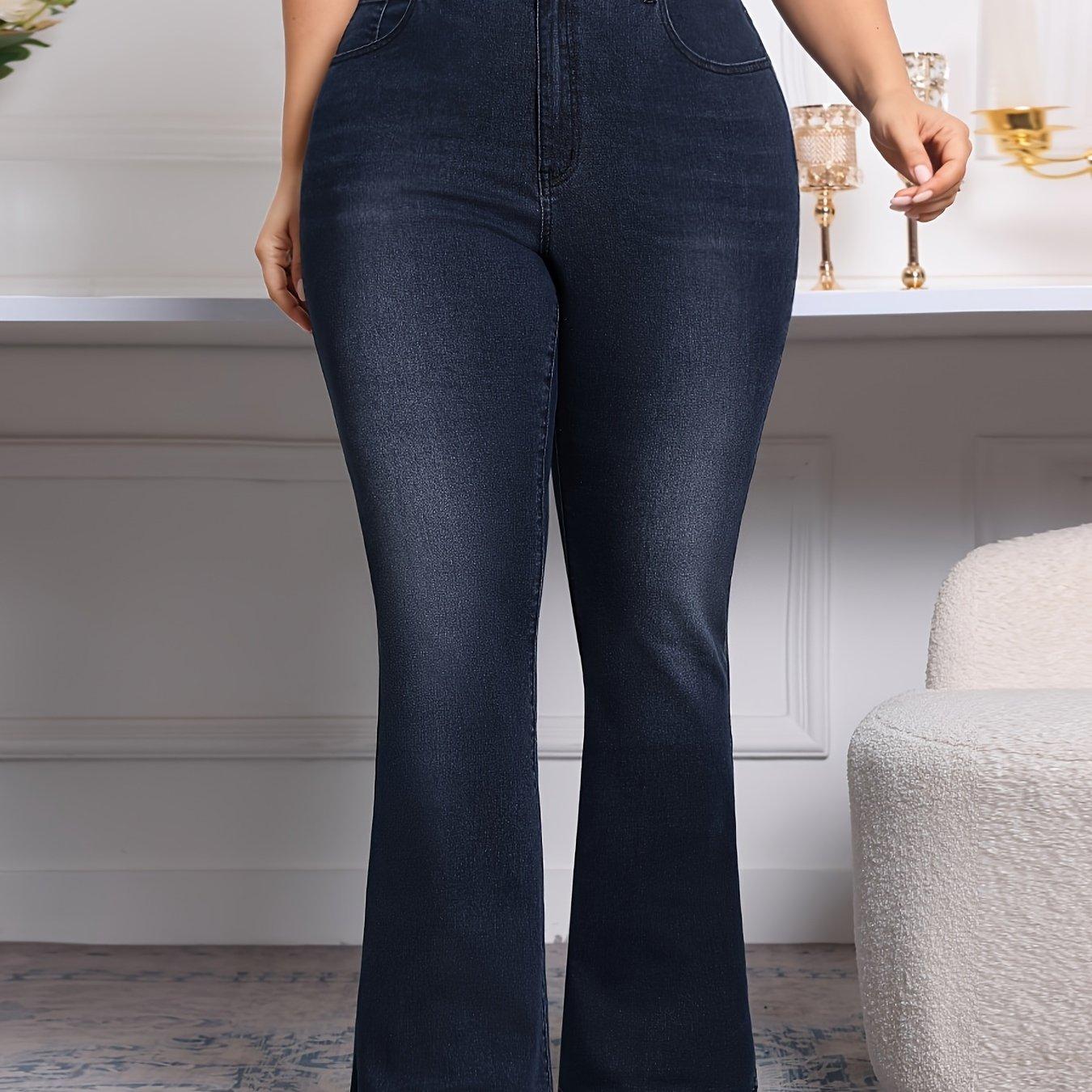 TEMU Women's Large Stretch Denim Pants