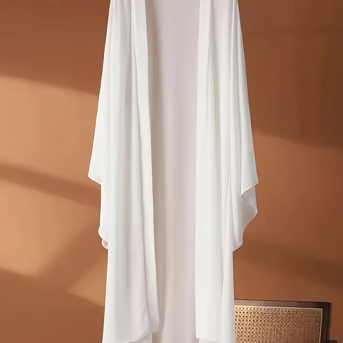 TEMU Bohemian Style Chiffon Shawl Cardigan Clothing