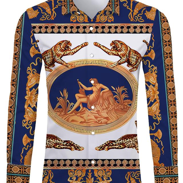 TEMU Nieuw Stijlvol Diversiformig Heren Overhemd met Lange Mouwen voor Lente en Herfst 2025