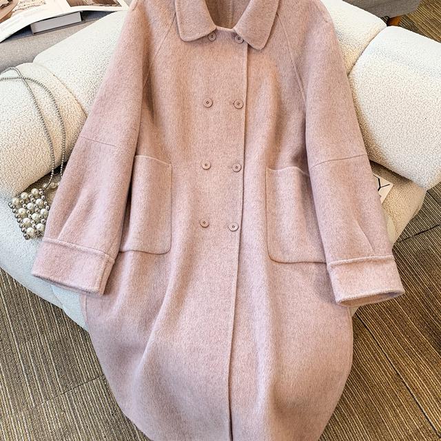 TEMU Langmantel im Girly-Pink-Stil