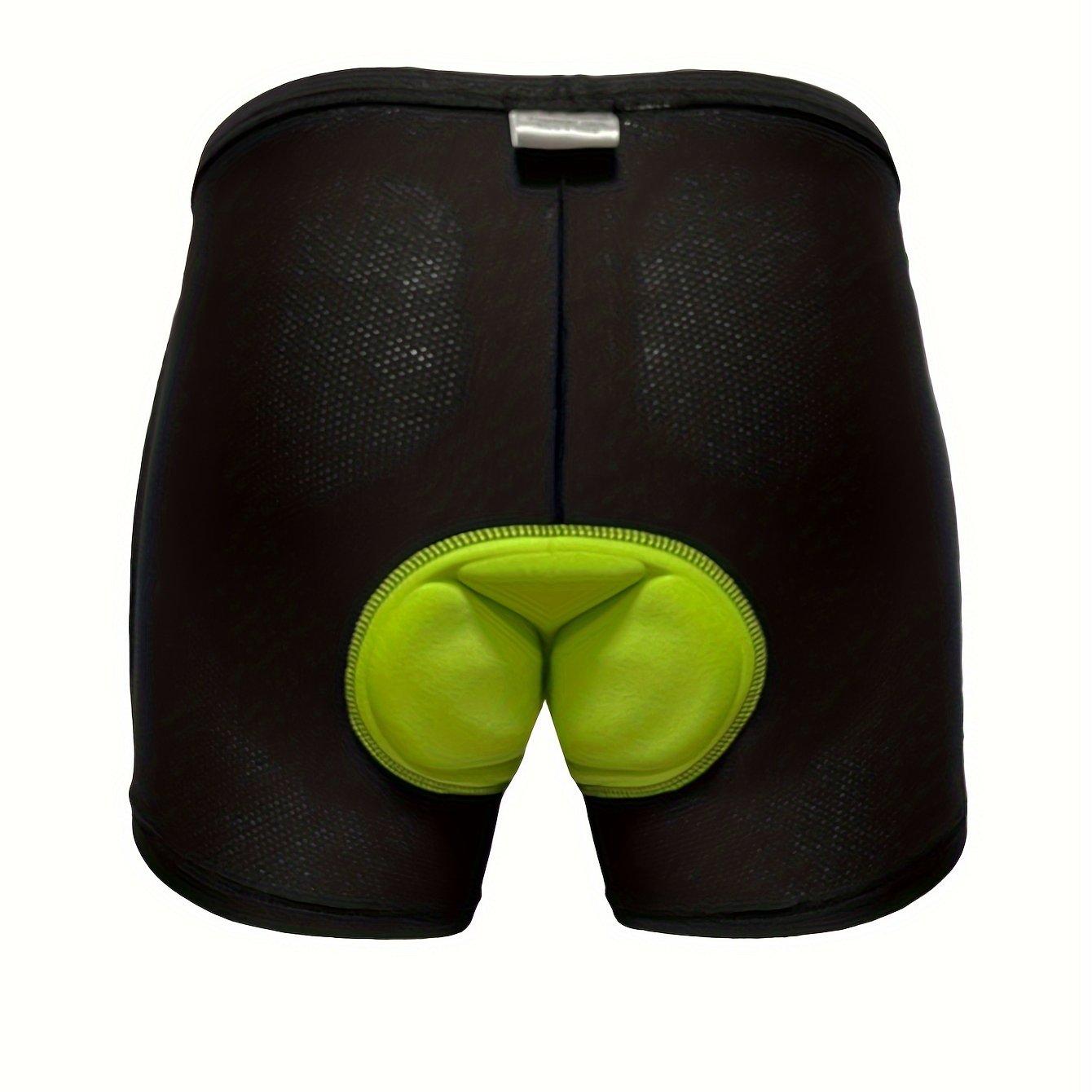 TEMU Green Silicone Seat Cushion With Breathable Holes To Air Circulation, Men's Cycling Underwear