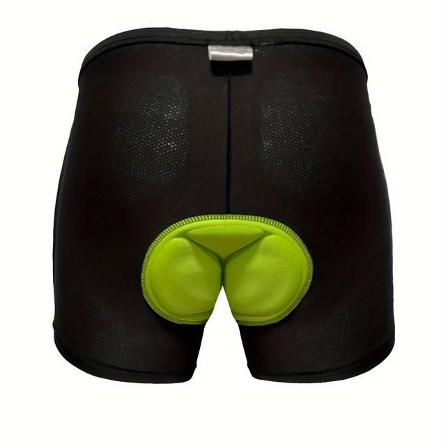 TEMU Green Silicone Seat Cushion With Breathable Holes To Air Circulation, Men's Cycling Underwear