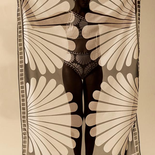 TEMU Ethnic Scarf Wrap Skirt