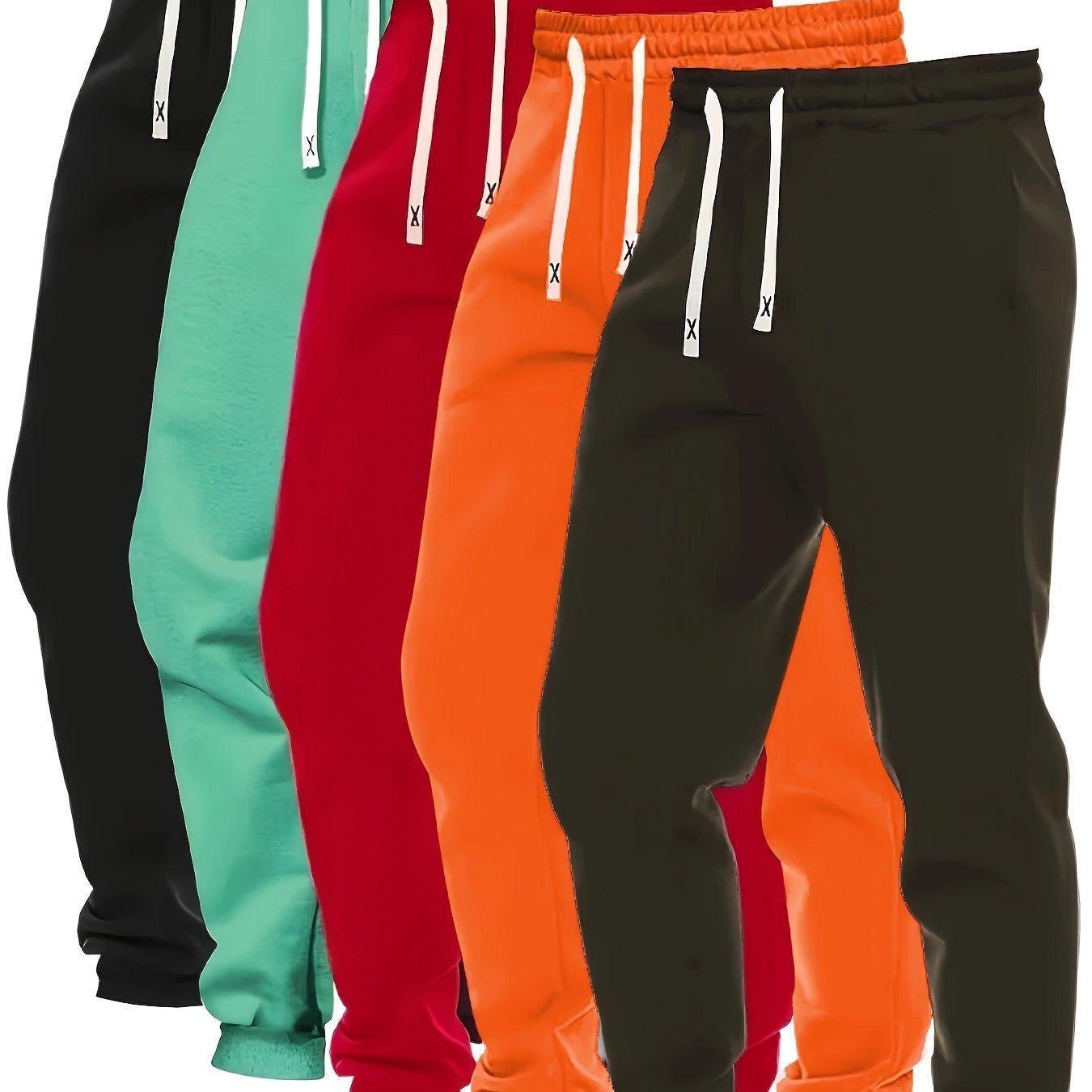 TEMU Five-pack Women's Loose Fit Sweatpants, Suitable For Winter And Autumn Running And Jogging Wl42
