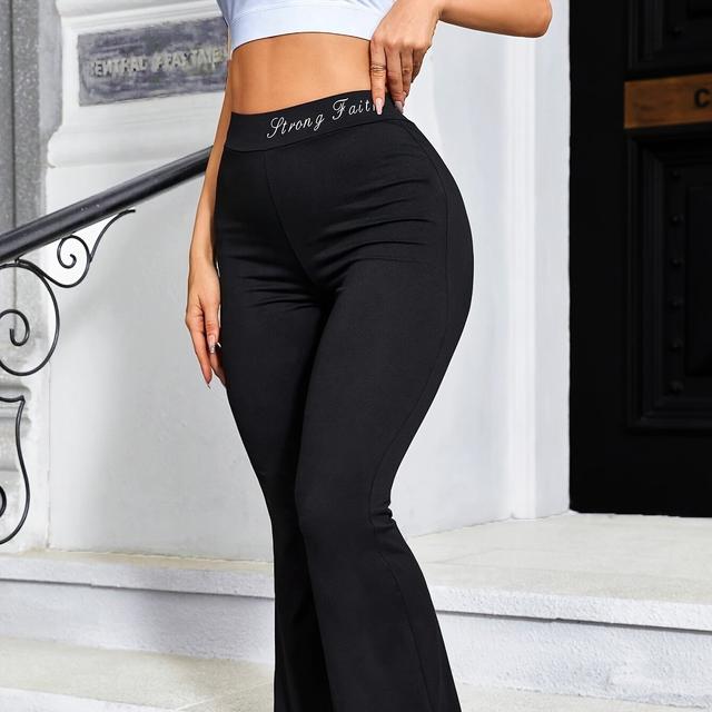 TEMU Nuovi Arrivi Pantaloni Sportivi Donna Moda Stile Caldo Leggings Sportivi Fitness Yoga Pantaloni Splicing Pantaloni da Donna Asciugatura Rapida