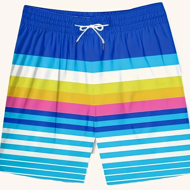 TEMU Calções Casuais de Homem Plus Size, Calções de Jogging de Festa com Impressão 3D, Calções de Praia de Viagem e Calções de Desporto