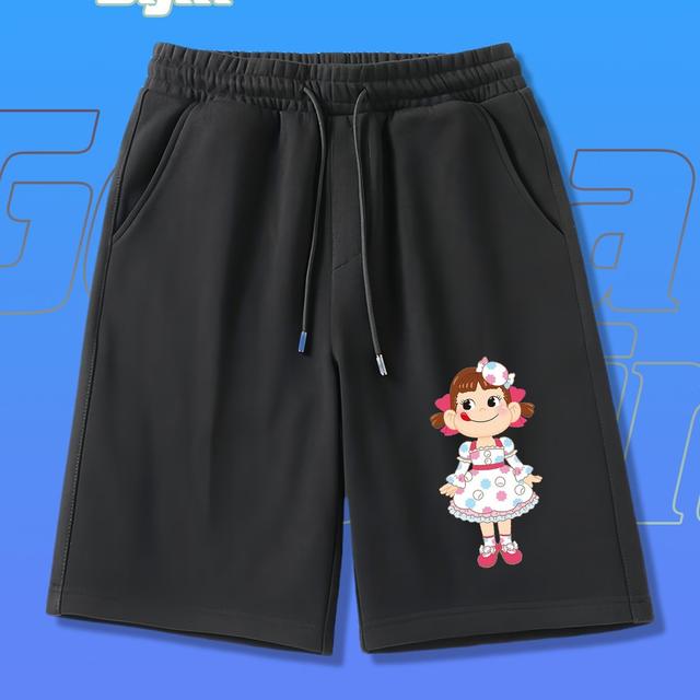 TEMU 黒背景にピンクとブルーの花柄を描いたキュートな女の子のパターン ハンドバッグ モダンデザイン 大容量