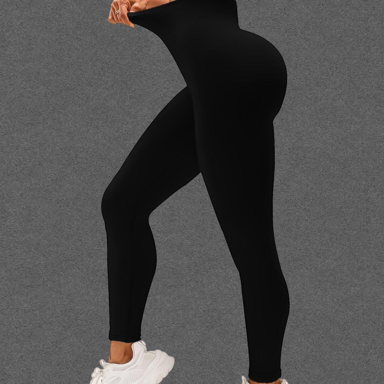 TEMU Leggings de Cintura para Mujer con Control de Abdomen, Ideales para S y Atuendos Casuales