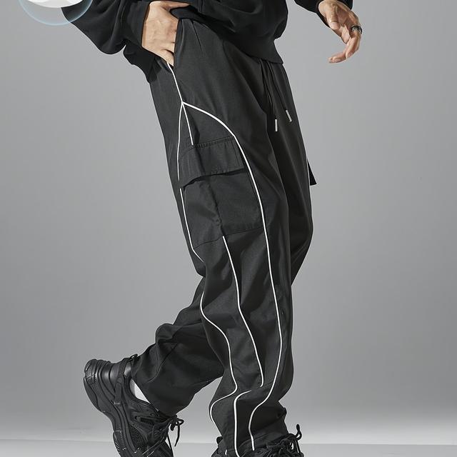 TEMU 남성 트렌디 카고 바지