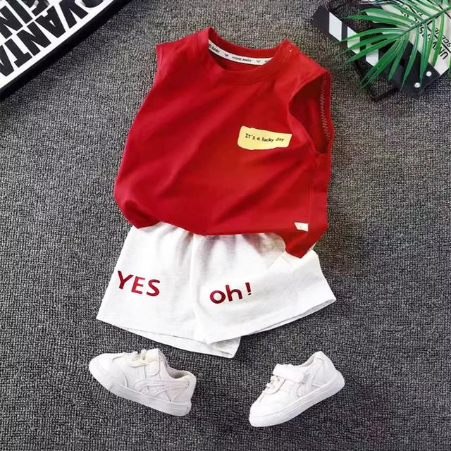 TEMU ชุดเสื้อกล้ามแขนกุดลายตัวอักษรและลายทาง 2 ชิ้น & กางเกงขาสั้น | ชุดลำลองและใส่เที่ยวข้างนอกสำหรับใช้ในชีวิตประจำวัน เหมาะสำหรับเป็นของขวัญวันหยุด ทรงปกติ ผ้าใส่ได้ทุกฤดู สำหรับกิจกรรมกลางแจ้ง