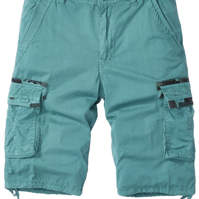 TEMU Street Style Men's Casual Cargo Shorts With Pocket, Men's Outfits