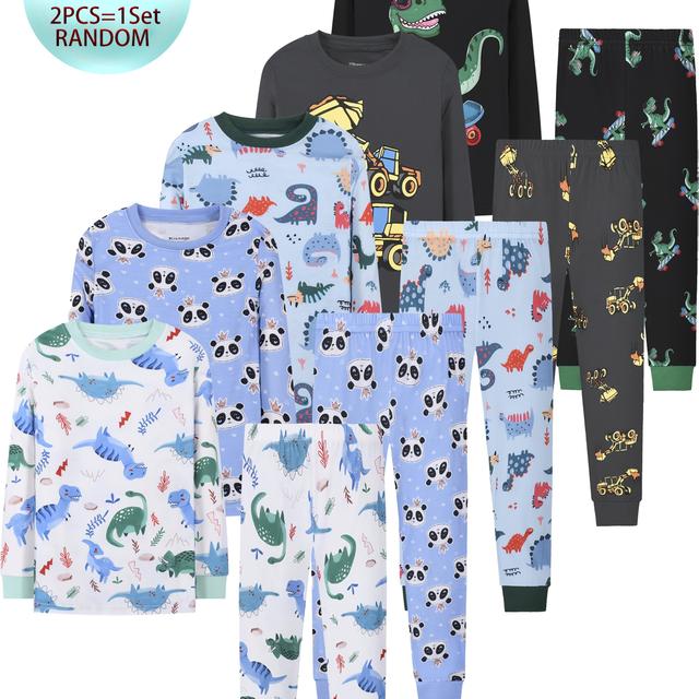 TEMU Vlamvertragend, Willekeurige Stijl 1 Set Thermische Onderkleding