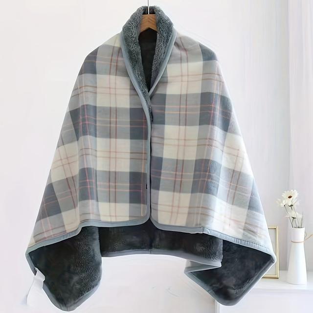 TEMU Multi-functional Warm Shawl Autumn And Winter Blanket Nap Small Blanket Office Nap Small Blanket Air Conditioning Blanket