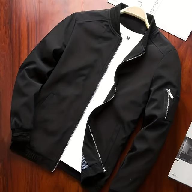 TEMU Soft Shell Jacket For Men, Suitable For Casual Outdoor Activities