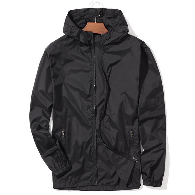 TEMU 남성용 캐주얼 후드 자켓 - 가벼움, 통기성, 빠른 건조, 조절 가능한 소매, 야외 활동 및 낚시에 이상적, 봄/여름 의류 | 캐주얼 스타일 자켓 | 조절 가능한 소매 자켓