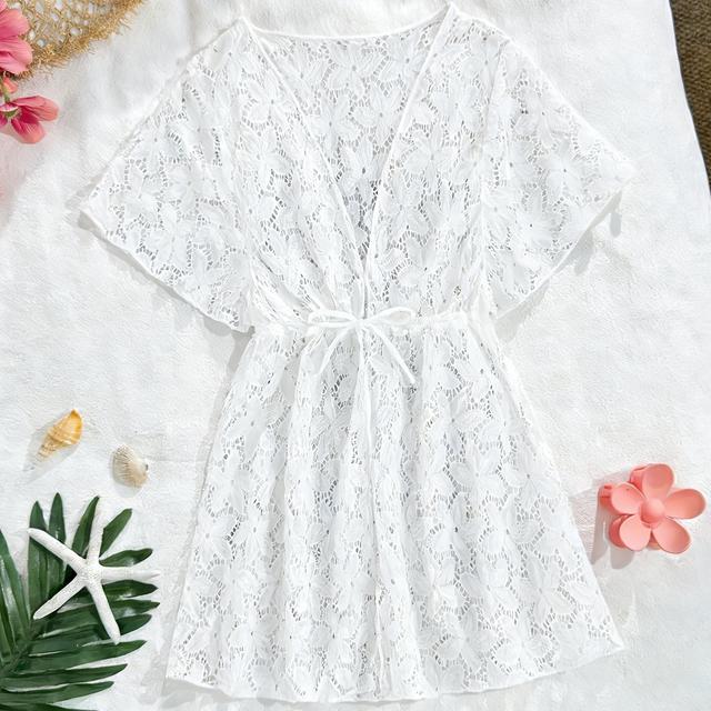 TEMU Letni Nowy Strój Kąpielowy dla Dziewczynek, Modne Dziecięce Wakacyjne Siatkowe