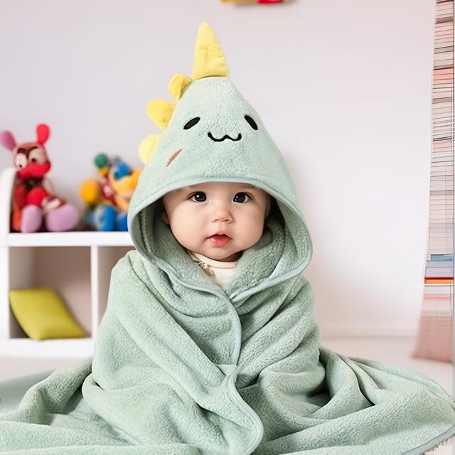 TEMU Bedårande tecknad för bebisar i åldern 0-3 år, för användning i badrummet eller på stranden, och mycket absorberande