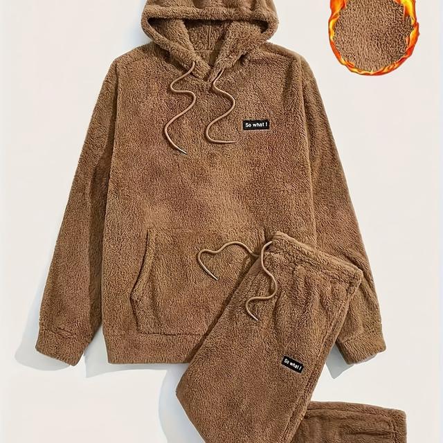 TEMU Men's Casual Sweatshirt Set