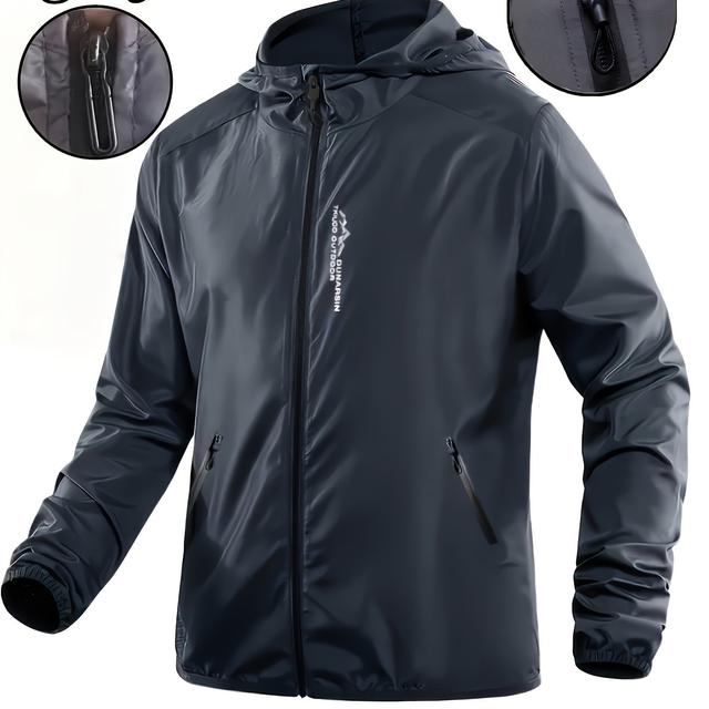 TEMU Affordable | High-quality Lightweight Hooded Sweatshirt For Outdoor Activities: Hiking, Trekking, Fishing, And Swimming | Unisex Zip-up Sports Jacket, Random New/old Style, 1pc Pack