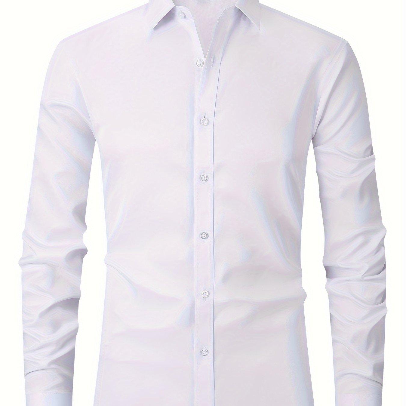 TEMU 2024 Spring/autumn New Long-sleeve Solid Color , Y Cool Casual Shirt