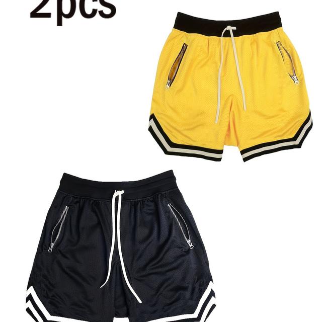 TEMU Pantalones Cortos de Moda Ligeros para Hombre para el Verano, Adecuados para Baloncesto, Fitness y Uso Casual