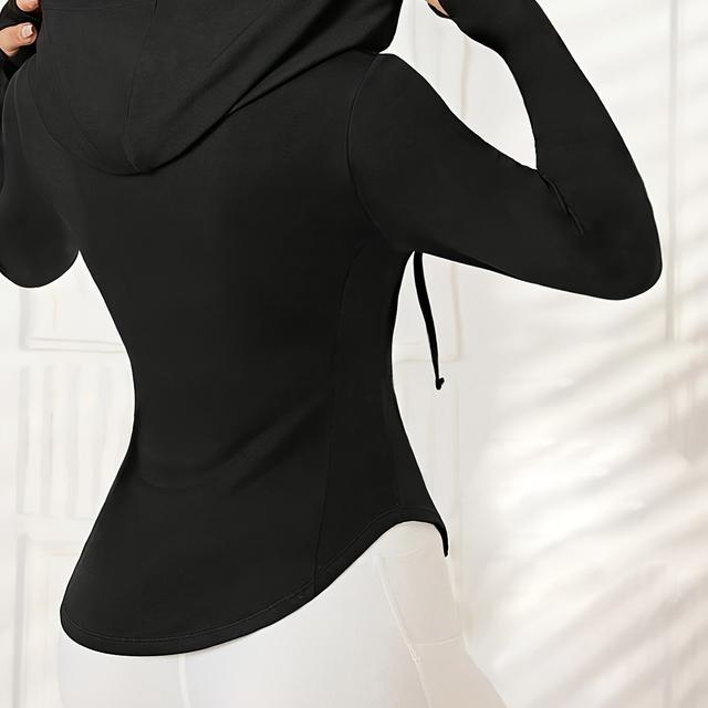 TEMU Middle Eastern Goods Women's Drawstring Hooded Sports Top