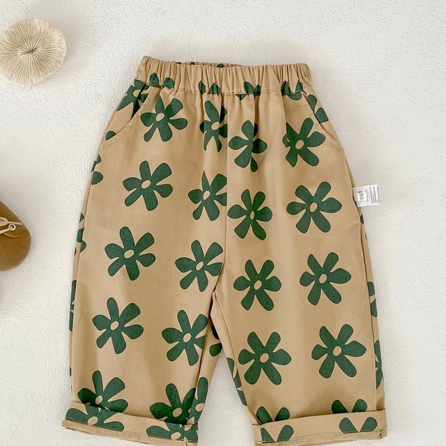 TEMU Neue Frühlings- und Herbstkleidung 0-6 Jahre Mädchen Baby Hosen Western Style Freizeithose Lässige Koreanische Edition Hosen, für Draußen