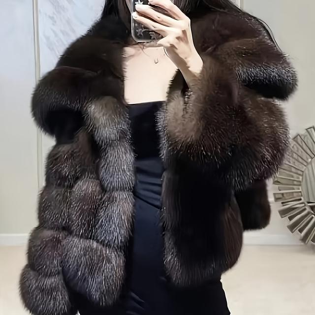 TEMU Women's Luxurious Fashion Coat