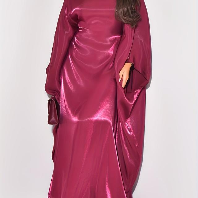 TEMU Middle Eastern Elegant Shimmering Robe, Fits All, Model 8336-8