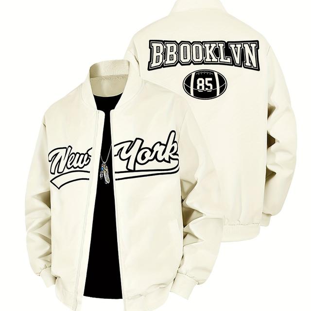 TEMU Chaqueta de Cuello para Hombre /Otoño, Abrigo Deportivo Juvenil para Exteriores, Chaqueta Casual Versátil y